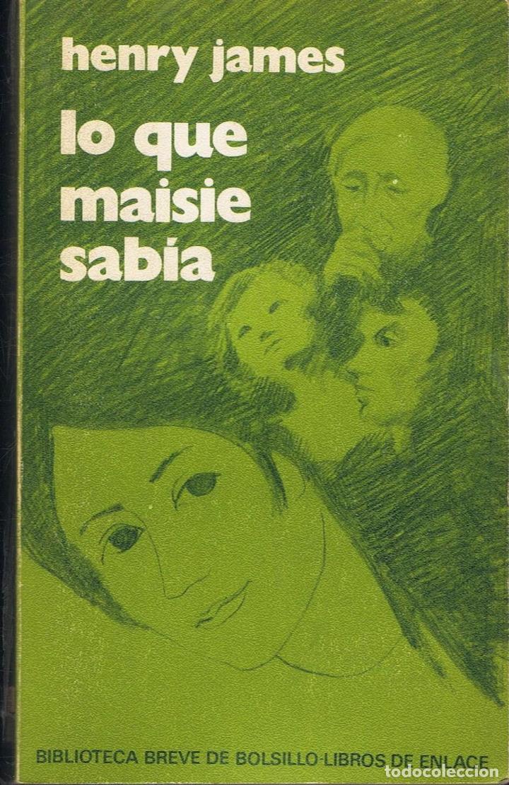 Libros: James. Henry - LO QUE MAISIE SAB&Atilde;�A - Foto 1