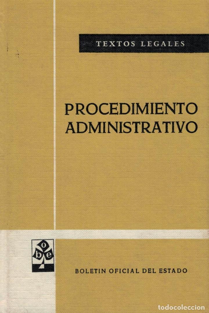 Libros: BOE - PROCEDIMIENTO ADMINISTRATIVO. Textos legales. - Foto 1