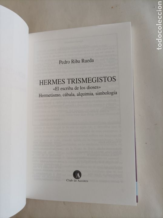 Libros: Hermes Trismegisto, el escriba de los dioses / Pedro Rivas - Foto 2
