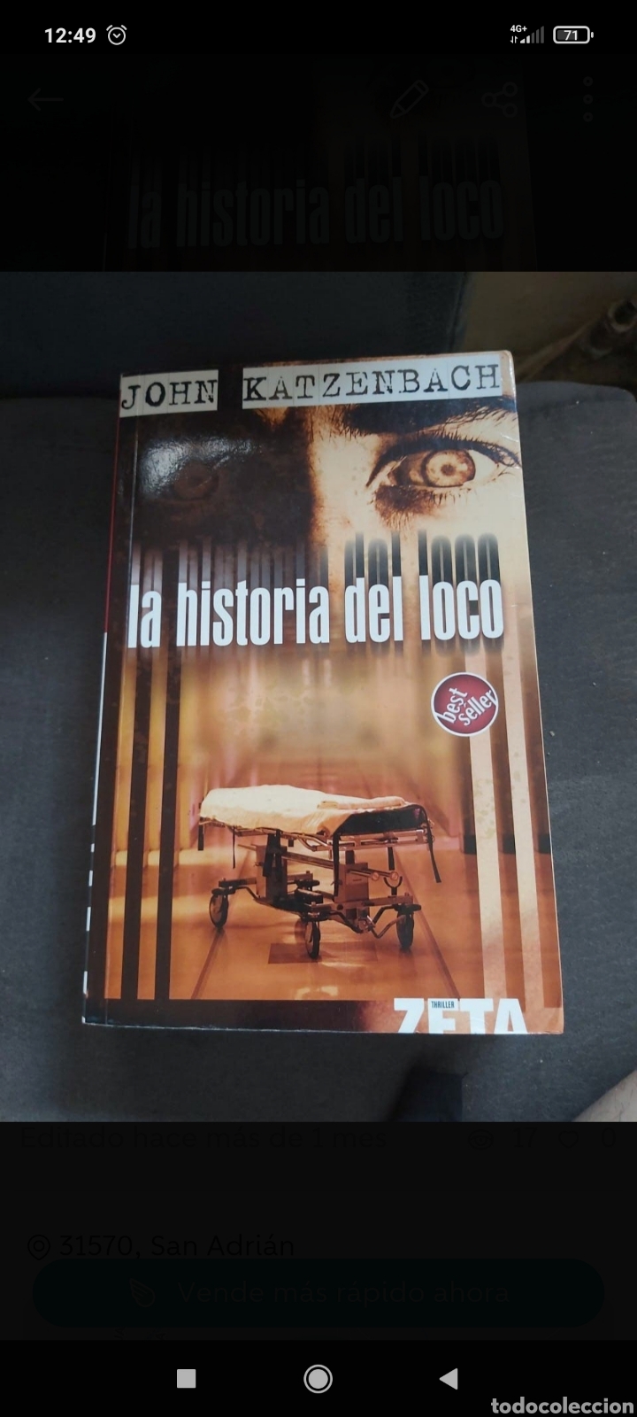 Libros: Historia del loco,John Katzenbach - Foto 1
