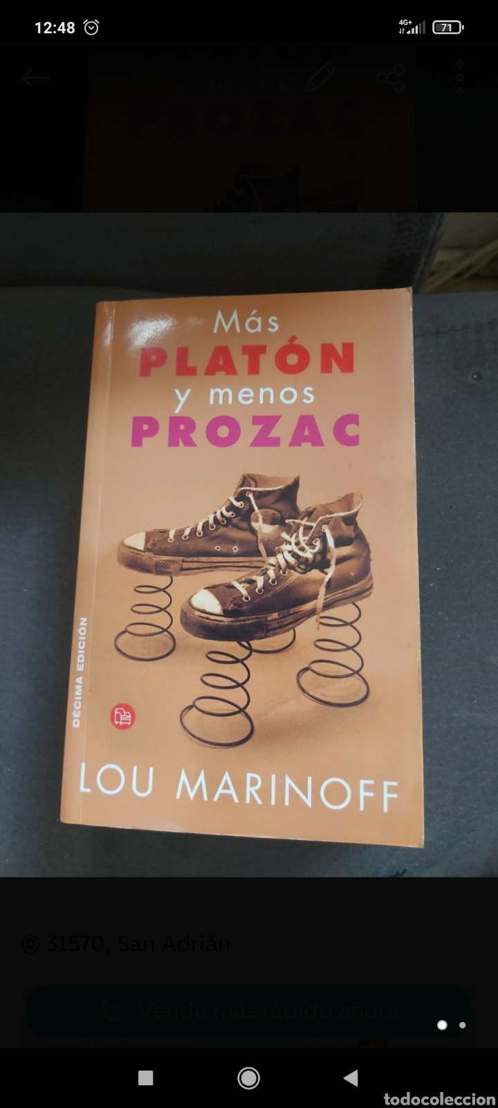 Libros: M&aacute;s Plat&oacute;n menos prozac,LouMarinoof