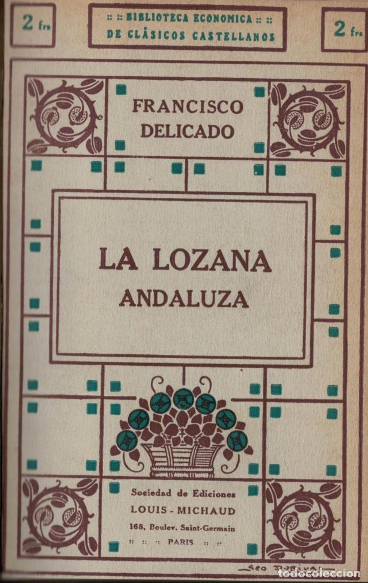 Libros: Delicado, Francisco. - LA LOZANA ANDALUZA. - Foto 1