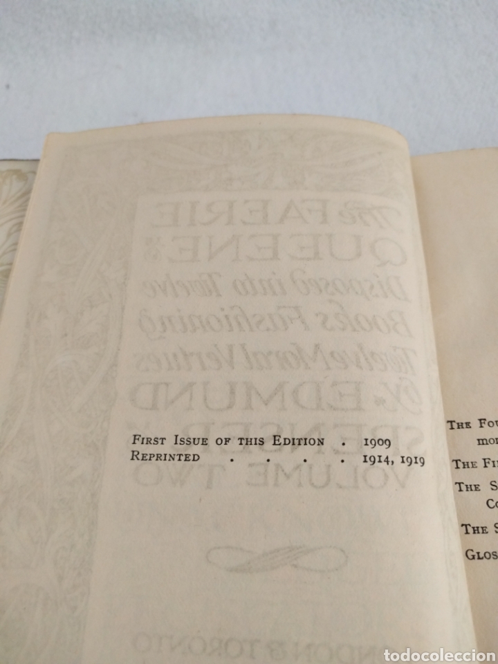 Libros: The faerie Queene by Edmund spenser Volume two. - Foto 2