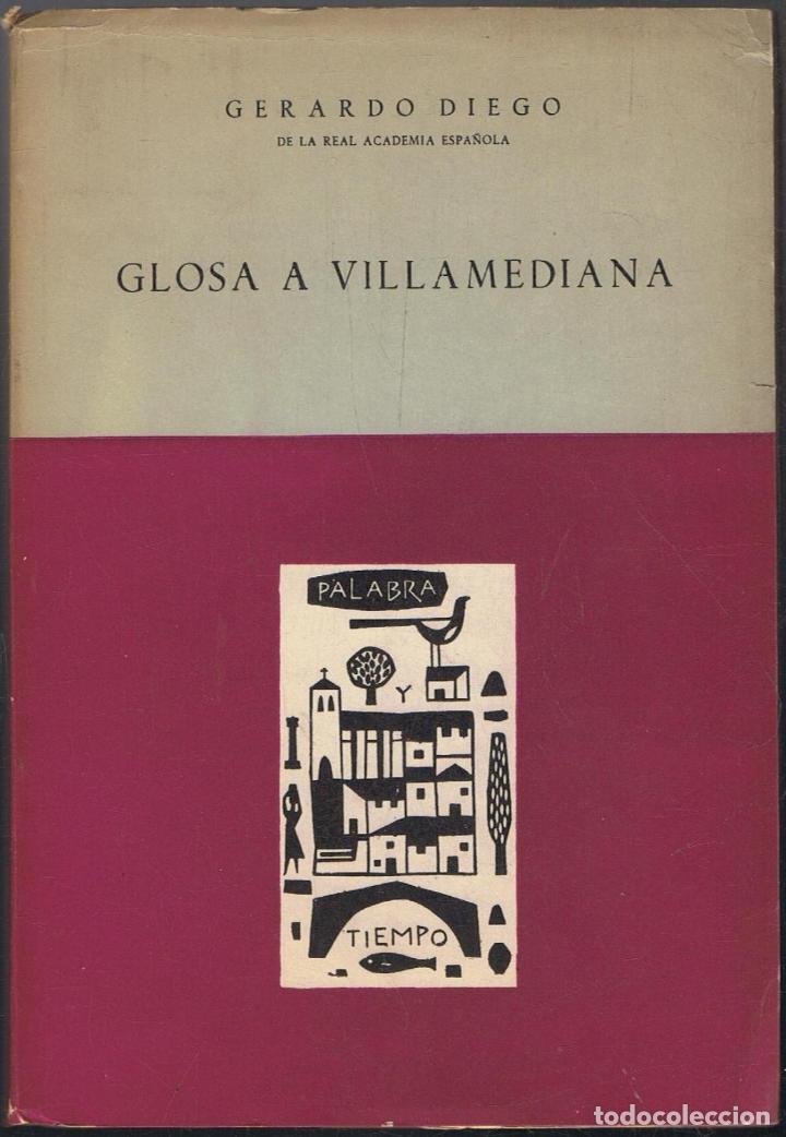 Libros: Diego. Gerardo - GLOSA A VILLAMEDIANA - Foto 1