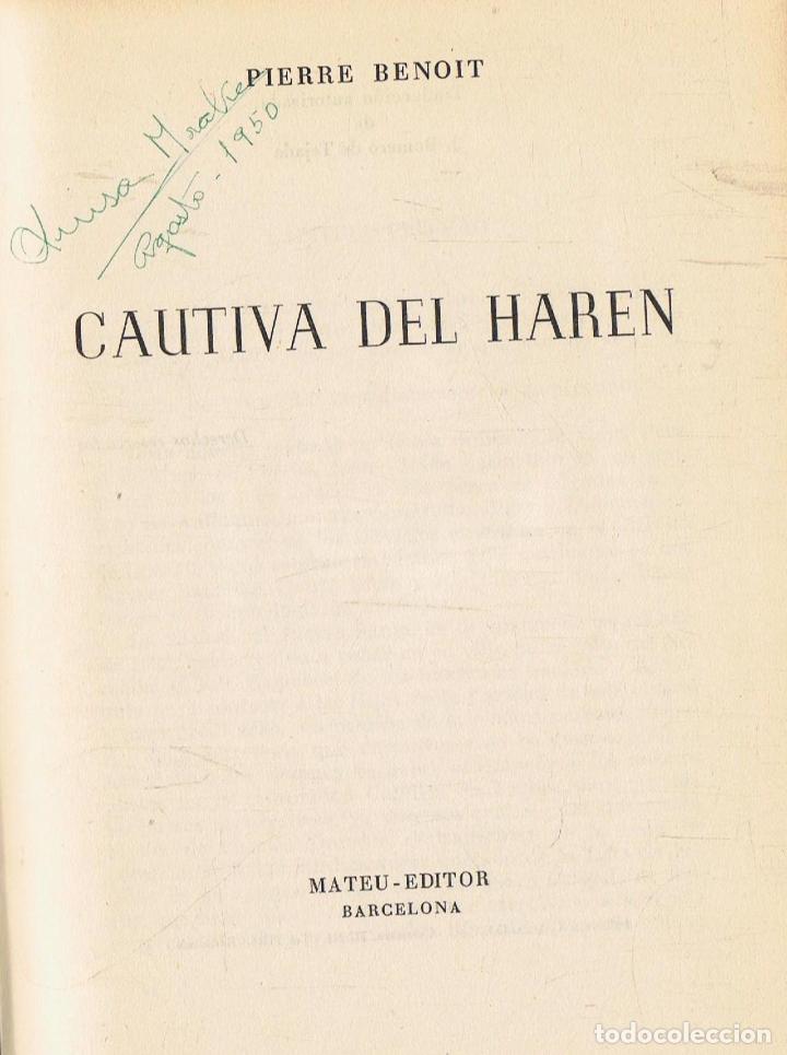 Libros: Benoit. Pierre - CAUTIVA DEL HAREN. - Foto 1