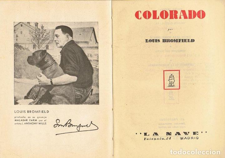 Libros: Bromfield. Louis - COLORADO - Foto 1