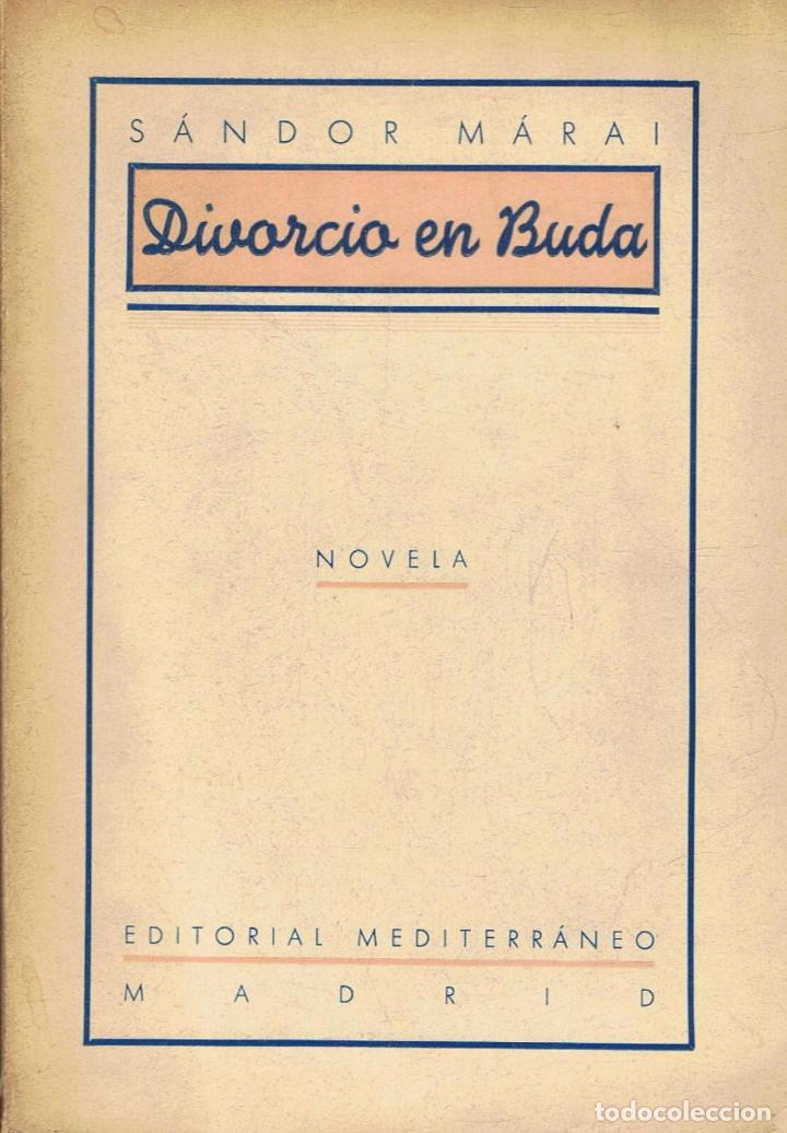 Libros: Marai. S&Atilde;&iexcl;ndor - DIVORCIO EN BUDA - Foto 1