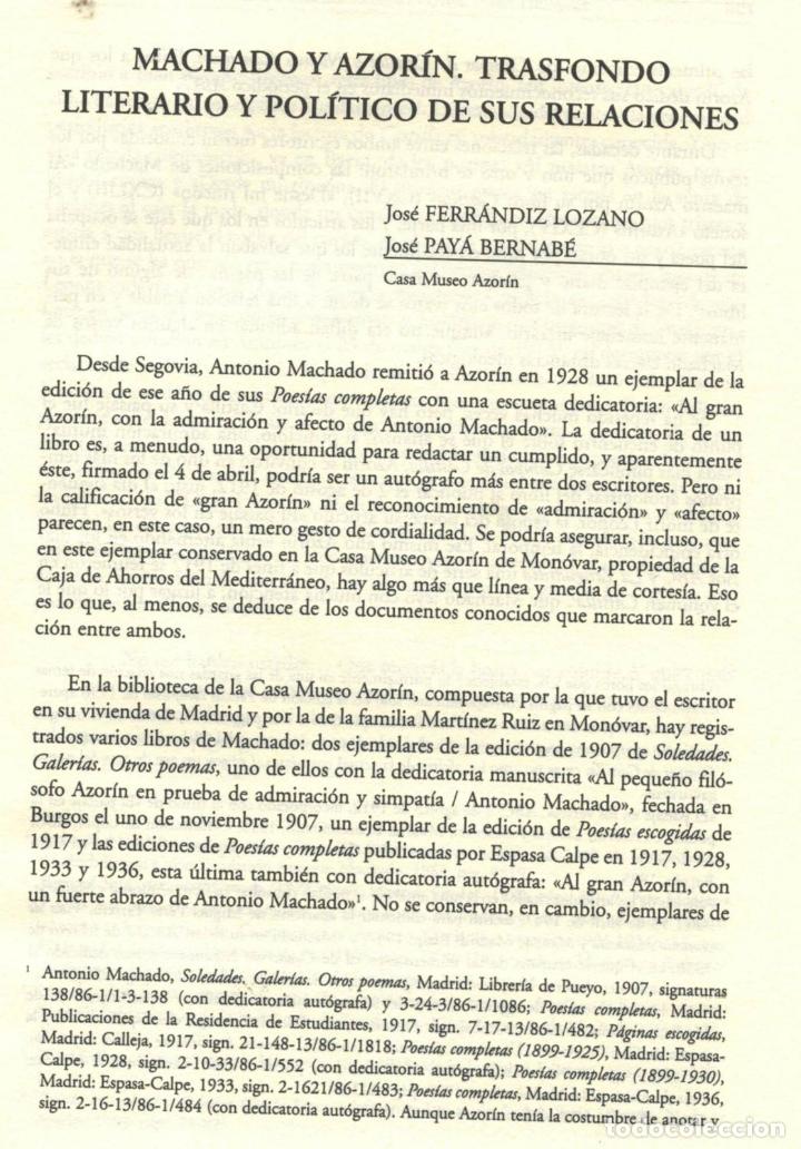 Libros: Ferr&Atilde;&iexcl;ndiz Lozano, Jos&Atilde;&copy; y Pay&Atilde;&iexcl; Bernab&Atilde;&copy;, Jos&Atilde;&copy;. - MACHADO Y AZOR&Atilde;�N. TRASFONDO LITERARIO Y POL&Atilde;�TI