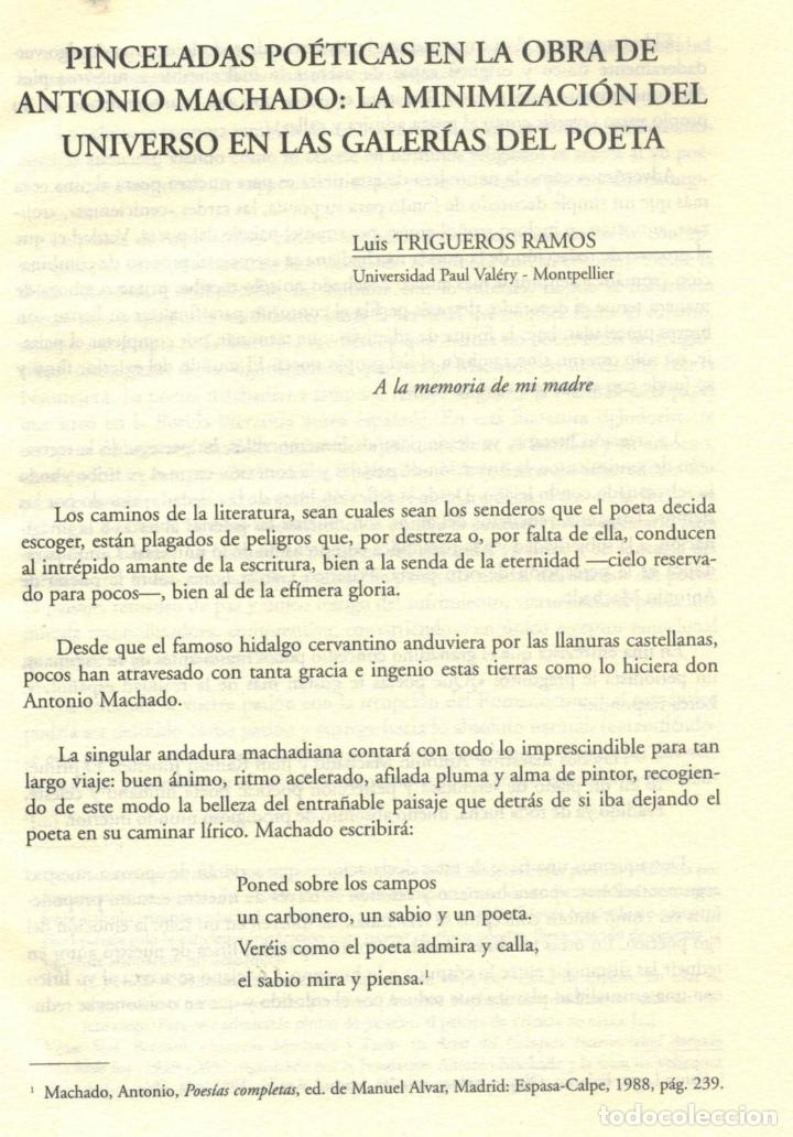 Libros: Trigueros Ramos, Luis. - PINCELADAS PO&Atilde;�TICAS EN LA OBRA DE ANTONIO MACHADO: LA MINIMIZACI&Atilde;�N DEL UN