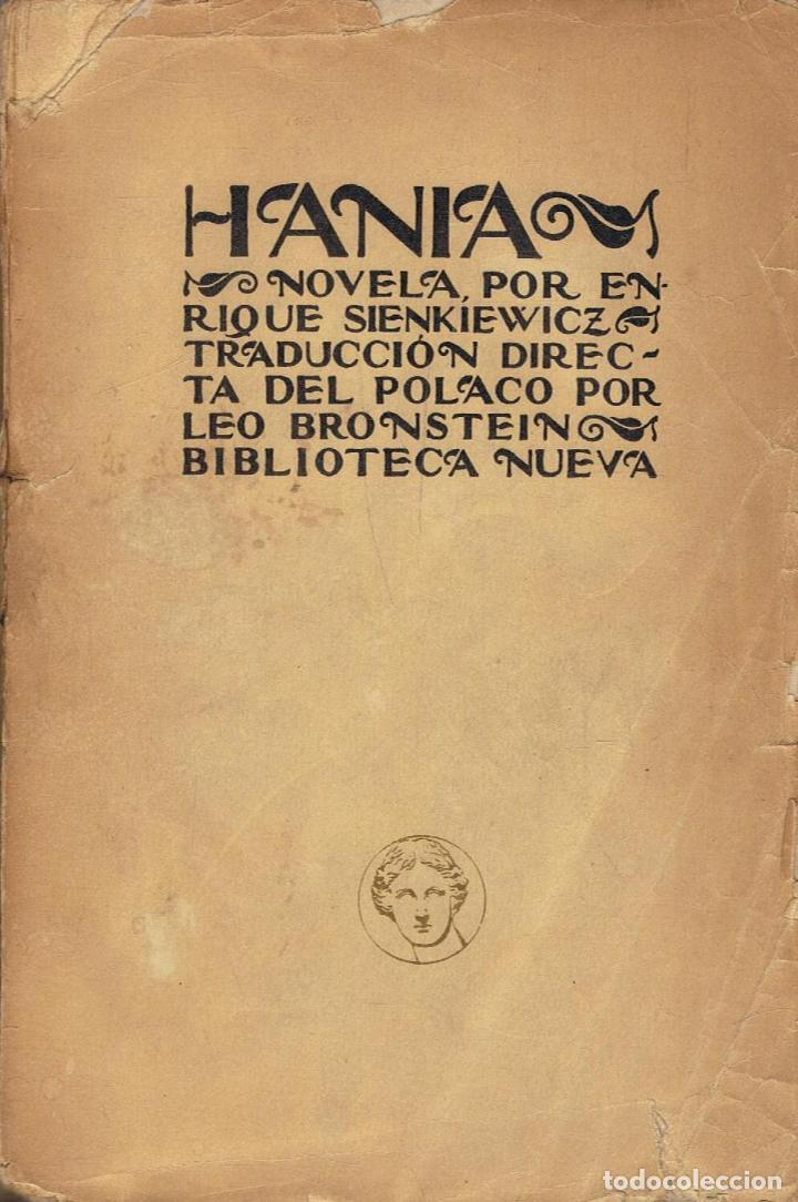 Libros: Sienkiewicz. Enrique - HANIA. - Foto 1