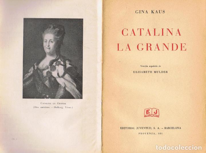 Libros: Kaus. Gina - CATALINA LA GRANDE - Foto 1