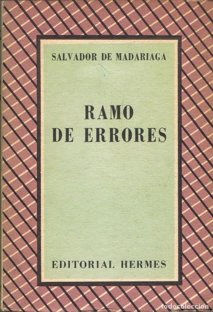 Libros: Madariaga. Salvador de - RAMO DE ERRORES - Foto 1