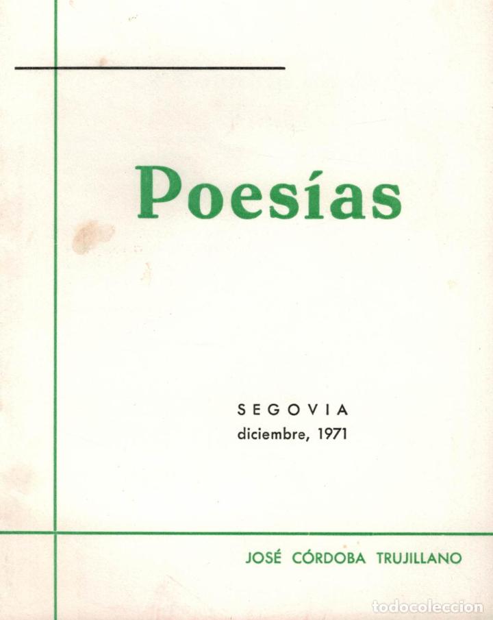 Libros: C&Atilde;&sup3;rdoba Trujillano, Jos&Atilde;&copy;. - POES&Atilde;�AS. - Foto 1