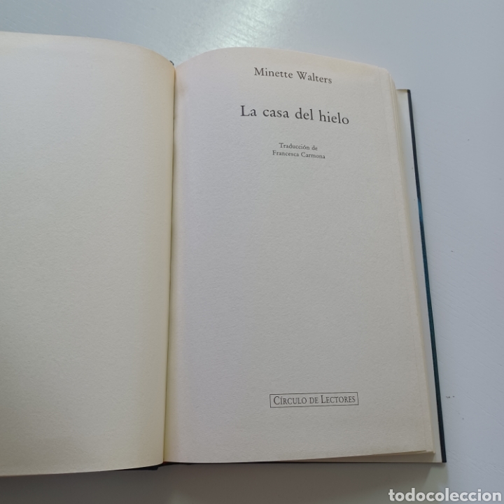 Libros: LA CASA DEL HIELOS - MINETTE WALTERS - Foto 3