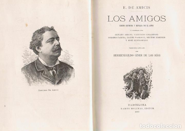 Libros: Amicis. E. de - LOS AMIGOS - Foto 1