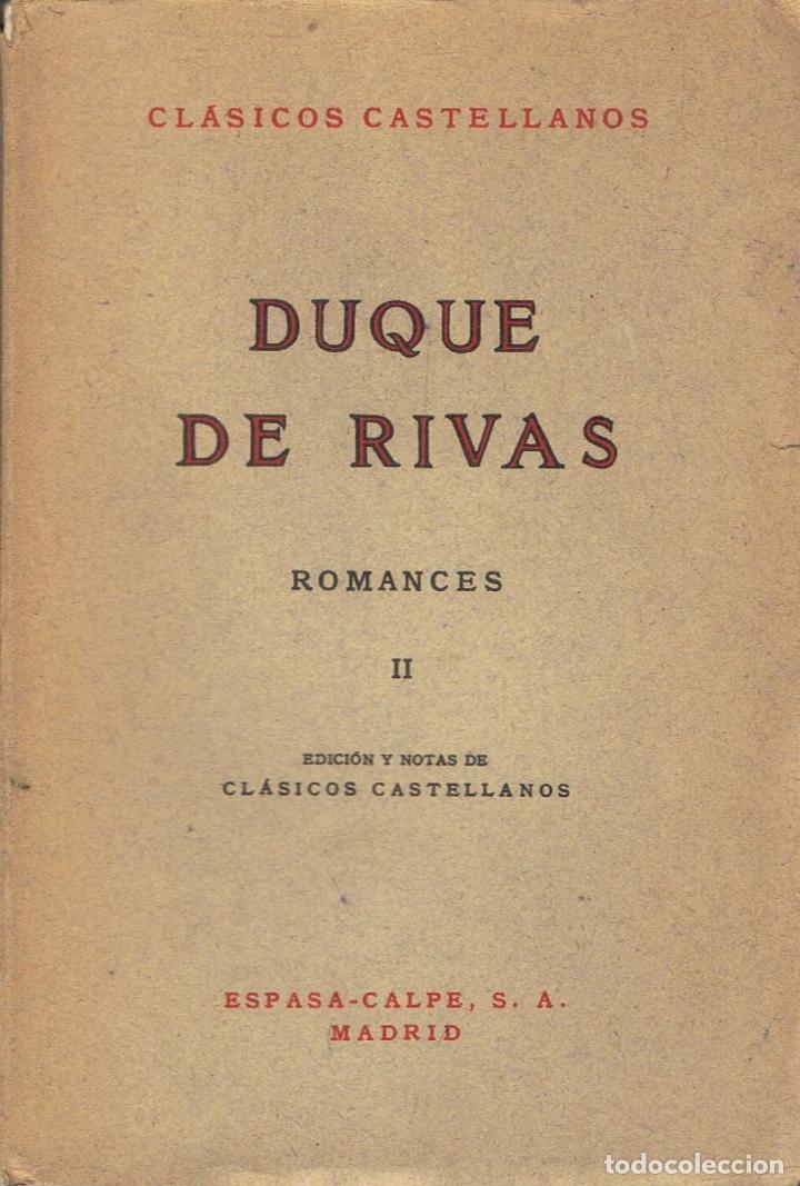 Libros: Rivas. Duque de - ROMANCES II. - Foto 1