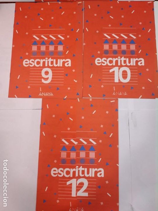 Libros: ESCRITURA ANAYA - SIN USAR PACK DE NUMERO 9 - 10 - 12 - Foto 1