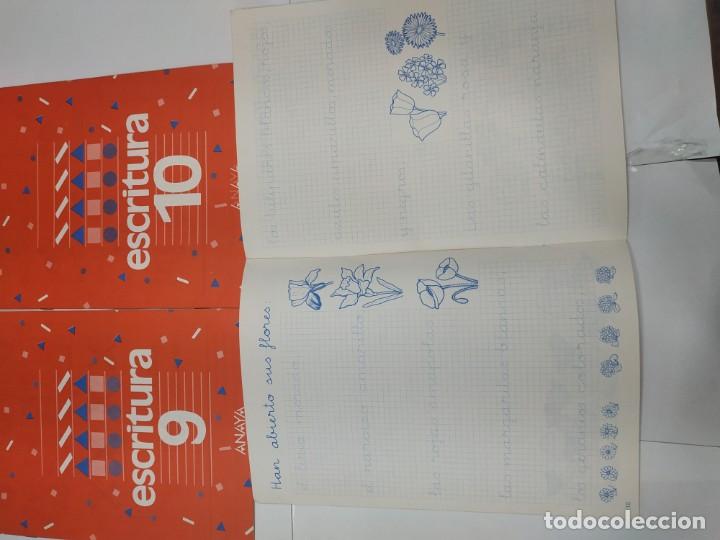Libros: ESCRITURA ANAYA - SIN USAR PACK DE NUMERO 9 - 10 - 12 - Foto 2