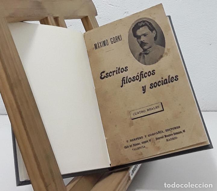 Libros: Escritos filos&oacute;ficos y sociales - M&aacute;ximo Gorki - Foto 1