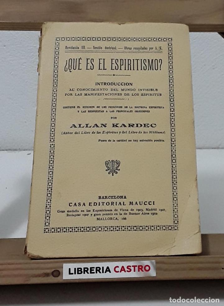 Libros: &iquest;Qu&eacute; es el espiritismo? - Allan Kardec - Foto 1