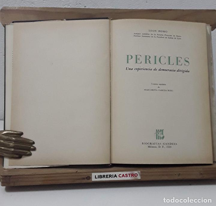 Libros: Pericles. Una experiencia de democracia dirigida - Leon Homo - Foto 2