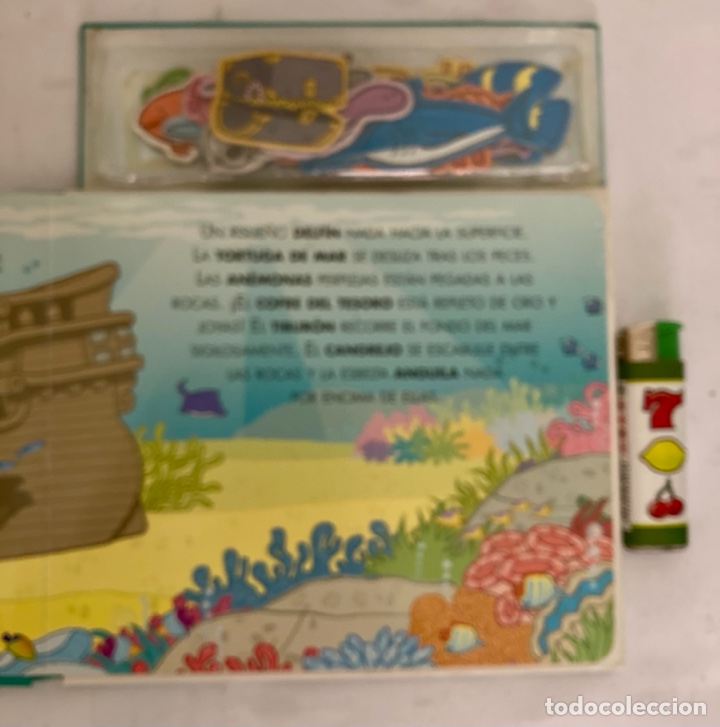 Libros: Libro Animales del mar, con figuras magn&eacute;ticas, - Foto 2