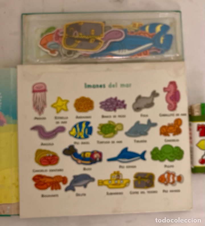 Libros: Libro Animales del mar, con figuras magn&eacute;ticas, - Foto 4
