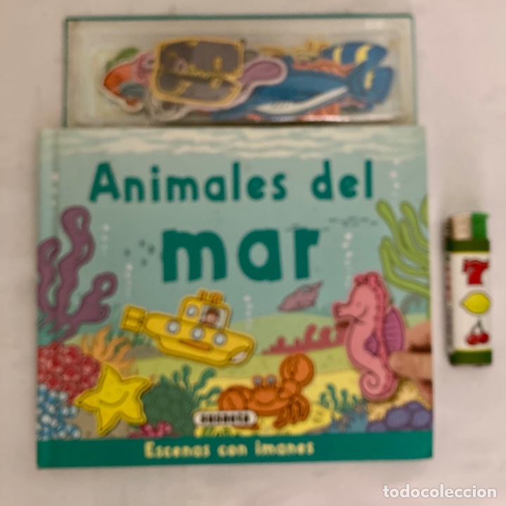 Libros: Libro Animales del mar, con figuras magn&eacute;ticas, - Foto 1