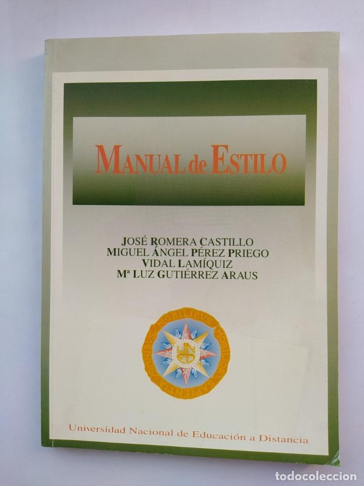 Libros: Manual de Estilo. - Jos&eacute; Romera Castillo. TDK631 - Foto 1