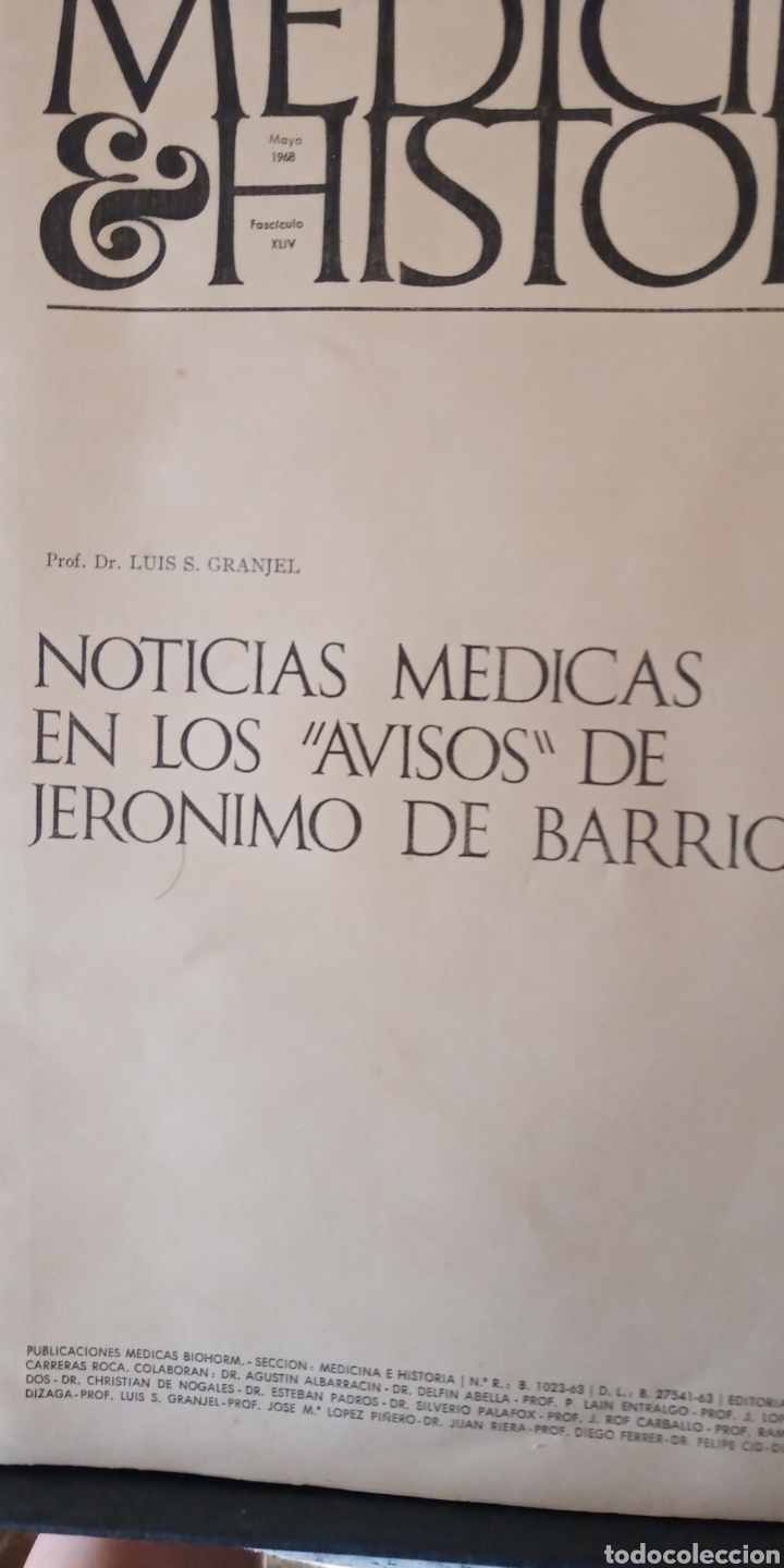 Libros: MEDICINA HISTORIA. - Foto 3