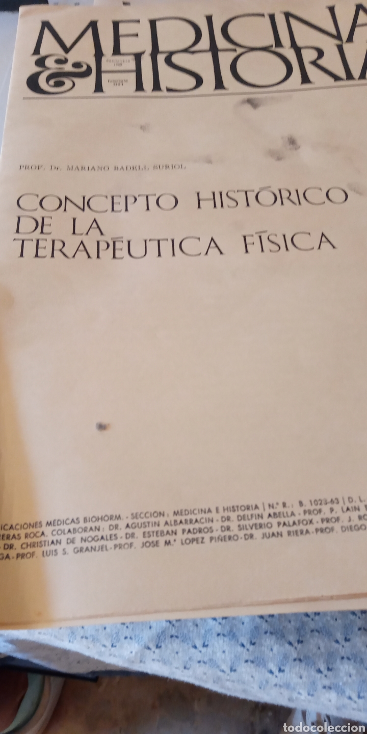 Libros: MEDICINA HISTORIA. - Foto 1