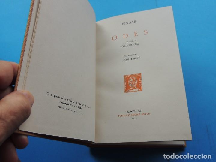 Libros: PINDAR. ODES II (Fundaci&oacute; Bernat Metge. Escriptors Grecs) - Foto 3