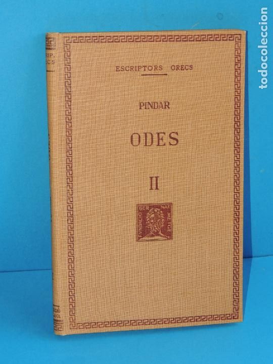 Libros: PINDAR. ODES II (Fundaci&oacute; Bernat Metge. Escriptors Grecs) - Foto 1