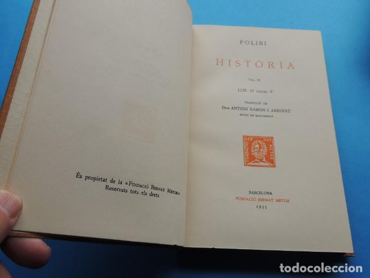 Libros: POLIBI.- HIST&Ograve;RIA . IV (Fundaci&oacute; Bernat Metge. Escriptors GRECS) - Foto 2