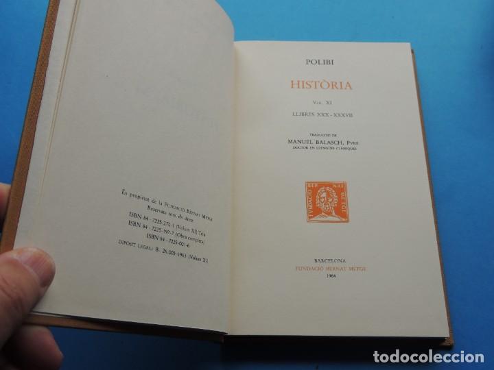 Libros: POLIBI.- HIST&Ograve;RIA . XI (Fundaci&oacute; Bernat Metge. Escriptors GRECS) - Foto 3