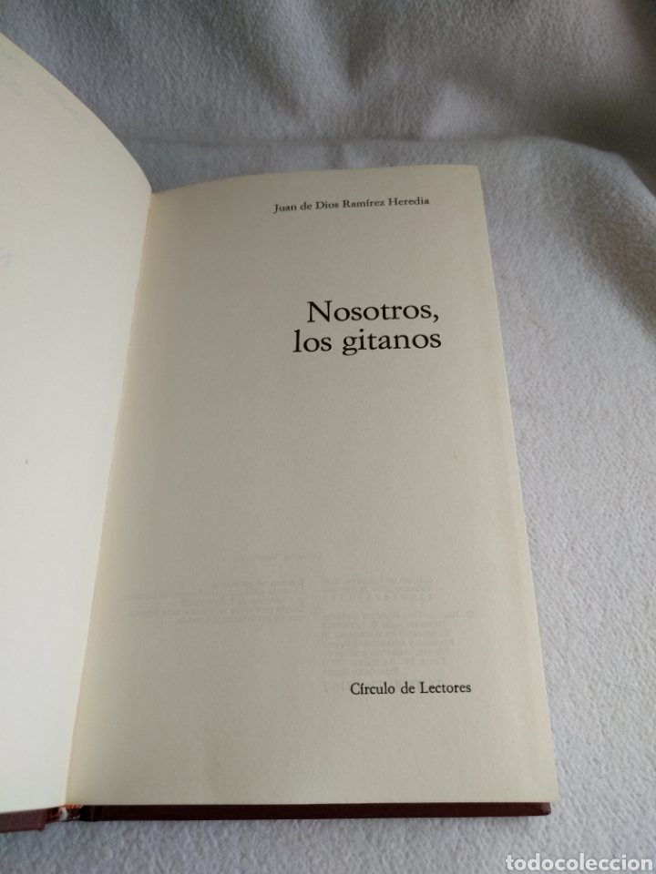 Libros: Nosotros los gitanos. Juan de Dios Ram&iacute;rez Heredia. C&iacute;rculo de lectores. - Foto 2