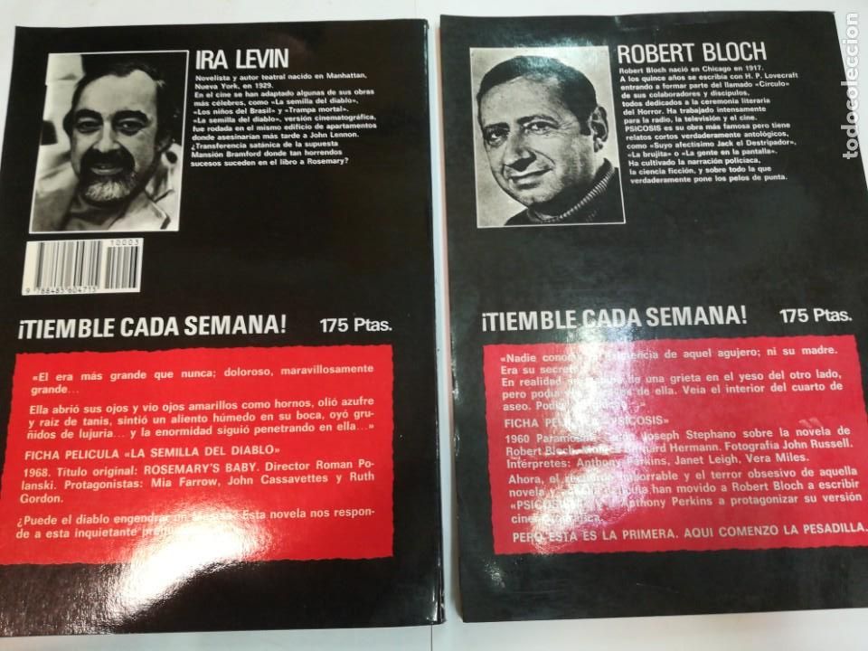 Libros: Lote 4 n&ordm; Biblioteca del Terror SA5244 - Foto 2