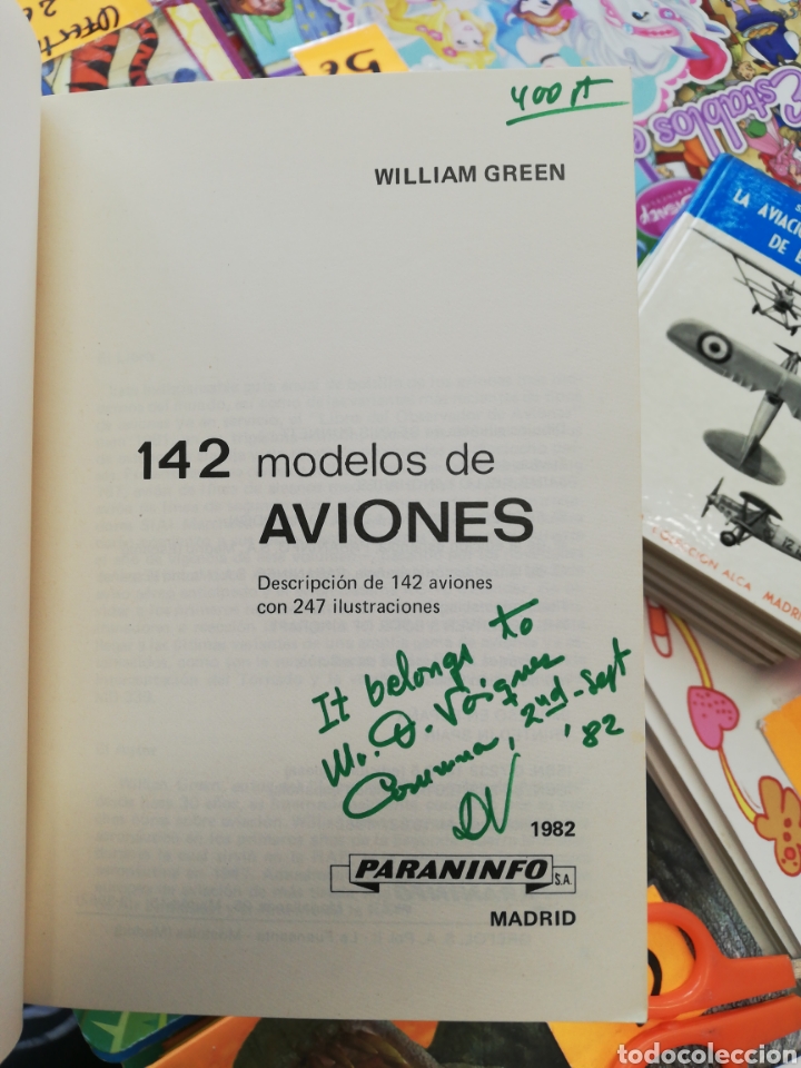 Libros: 142 modelos de aviones, William Green, editorial Paraninfo - Foto 4