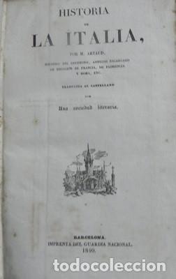 Libros: Historia de La Italia. Panorama Universal - ARTAUD, M. - Foto 3