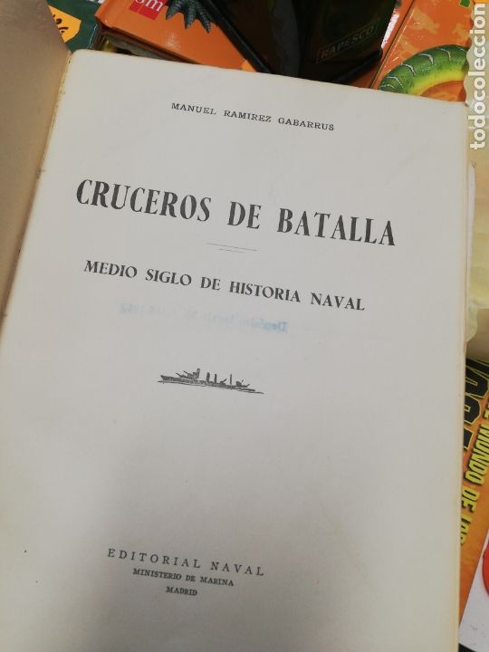 Libros: Cruceros de batalla, Manuel Ram&iacute;rez gabarrus, editorial naval - Foto 2