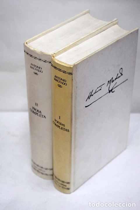 Libros: Poesias y prosas completas.- Machado, Antonio - Foto 1
