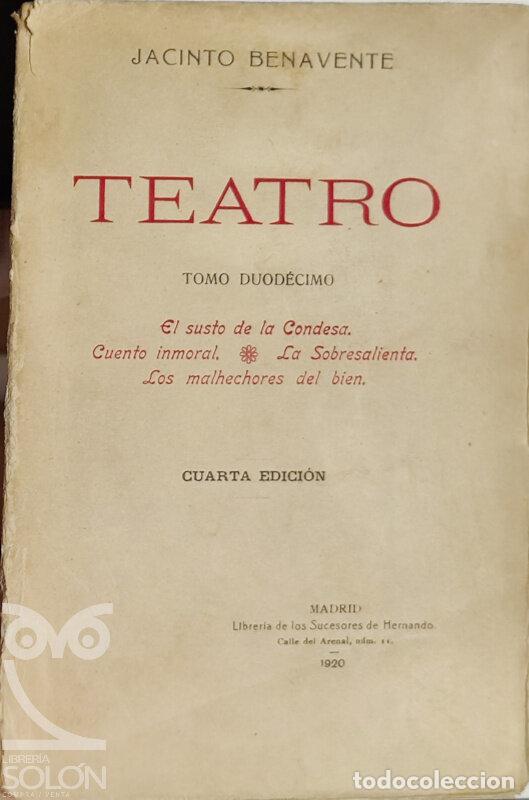 Libros: Teatro - Tomo XII - Jacinto Benavente - Foto 1