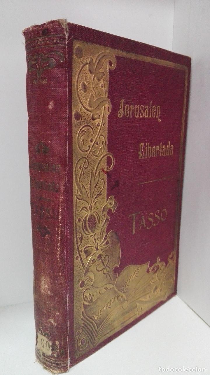Libros: JERUSALEN LIBERTADA. ADICIONADA CON LA VIDA DEL TASSO - Tasso - Foto 1