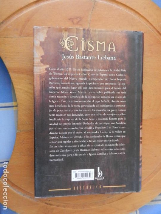 Libros: CISMA - JES&Uacute;S BASTANTE LI&Eacute;BANA - EDICIONES B 1&ordf; EDICI&Oacute;N 2008. - Foto 3