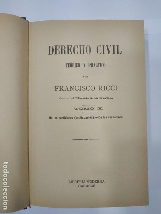 B&uuml;cher: DERECHO CIVIL X LA CIUDADAN&Iacute;A Y LOS DERECHOS CIVILES DEL MATRIMONIO - F. RICCI