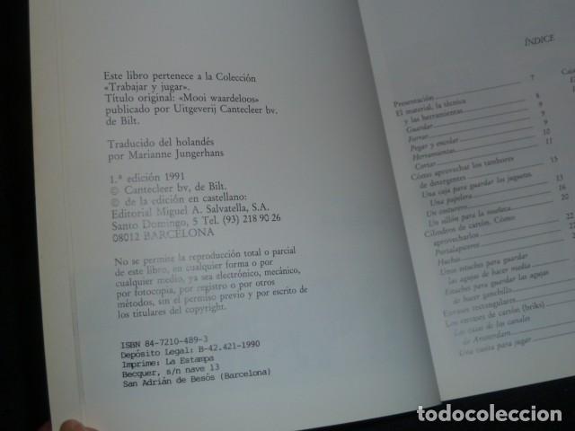 Libros: Trabajos con cajas de cart&oacute;n. Ed. Salvatella - Foto 3