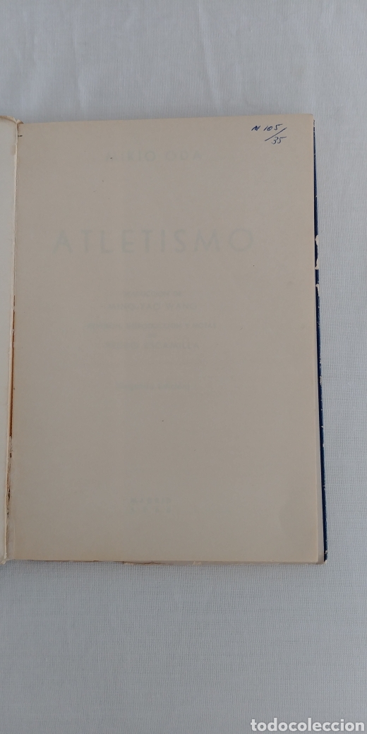 Libros: ATLETISMO. AUTOR: MIKIO ODA. 1966 - Foto 3