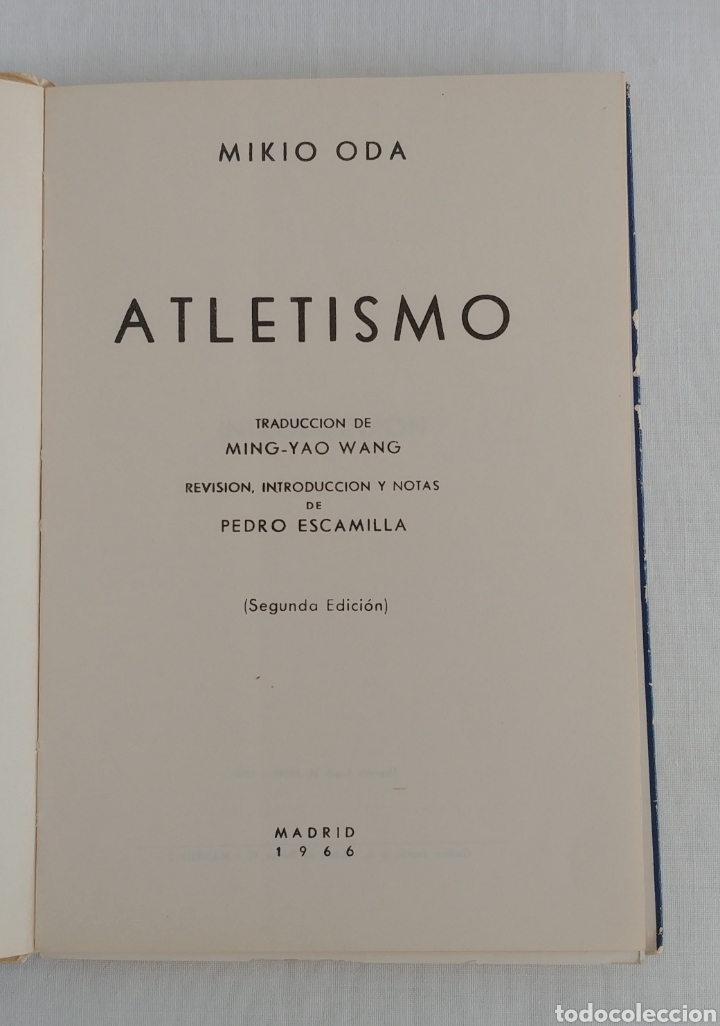 Libros: ATLETISMO. AUTOR: MIKIO ODA. 1966 - Foto 6
