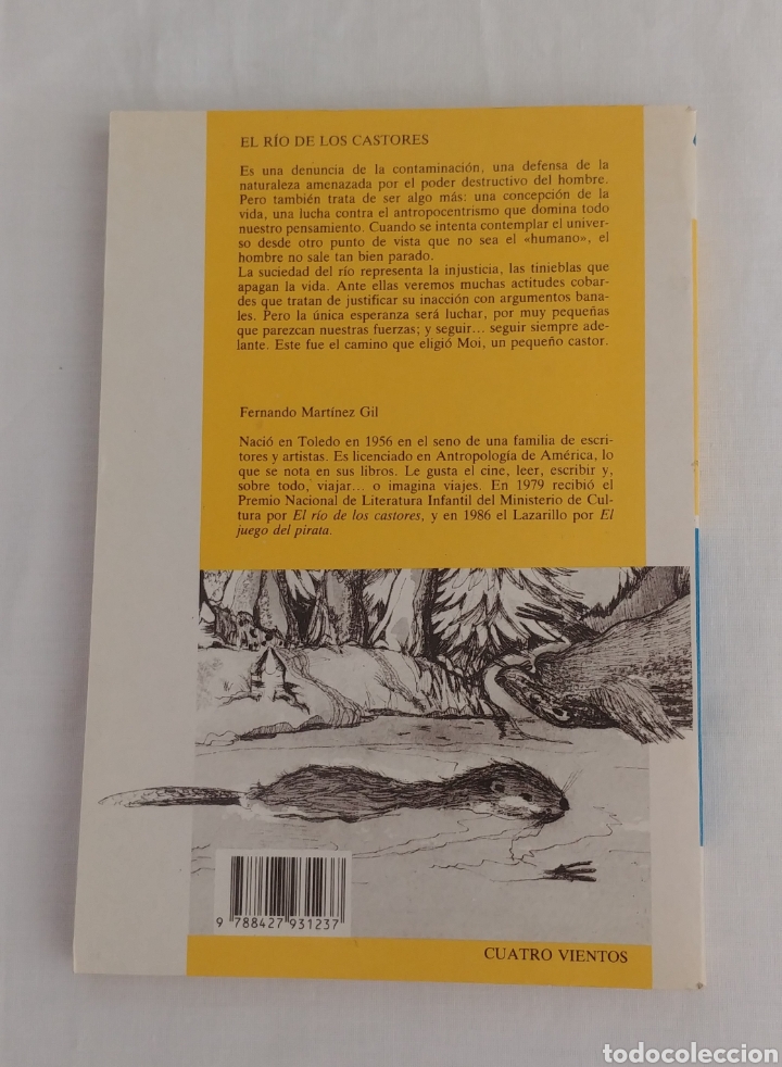 Libros: EL R&Iacute;O DE LOS CASTORES. FERNANDO MART&Iacute;NEZ GIL. - Foto 2