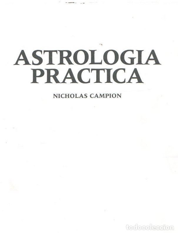 Libros: Astrolog&iacute;a pr&aacute;ctica - Chapman, Colin - Foto 1